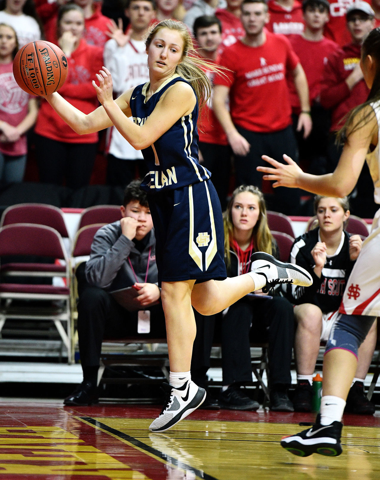 North Scott vs Heelan girls state basketball